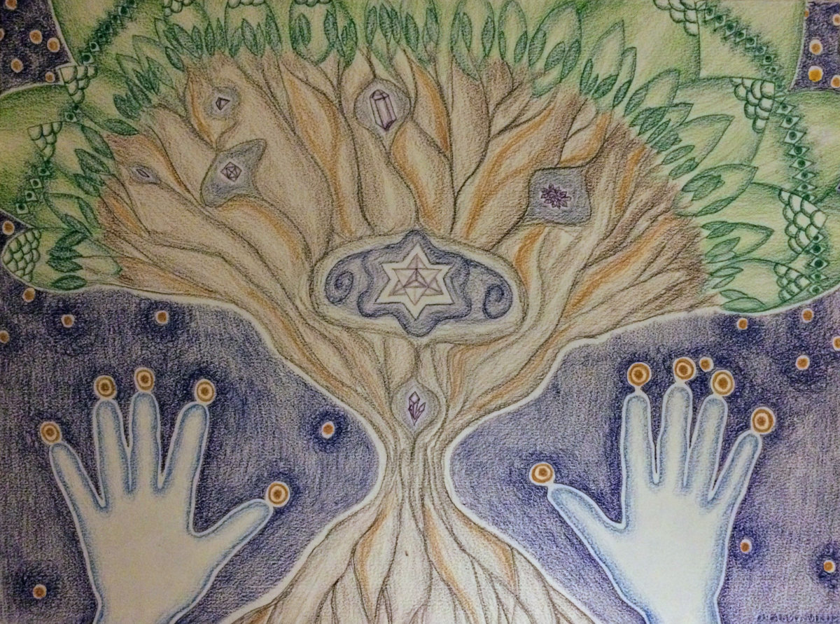Connecting with the Roots art